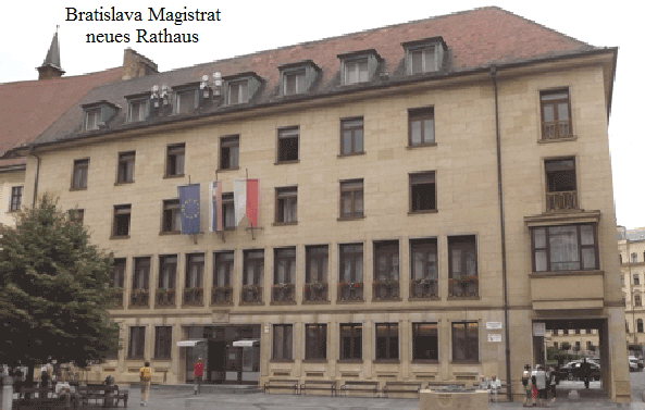 Bratislava Magistrat
neues Rathaus