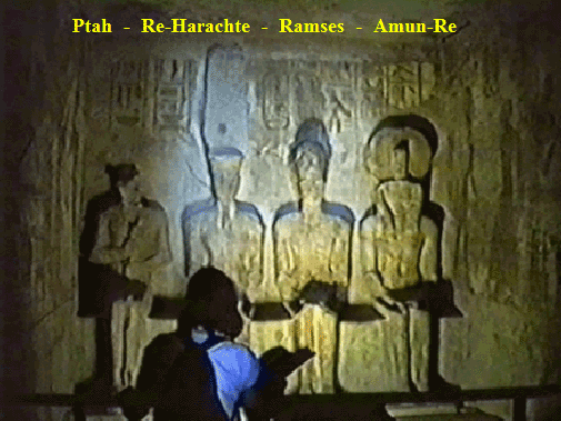 Ptah  -  Re-Harachte  -  Ramses  -  Amun-Re